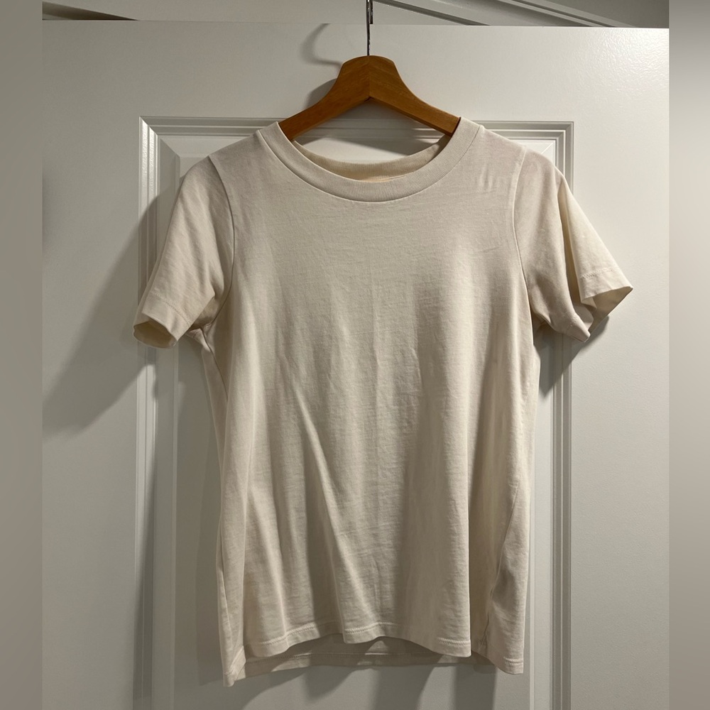 Madewell Basic White/ Ivory T Shirt